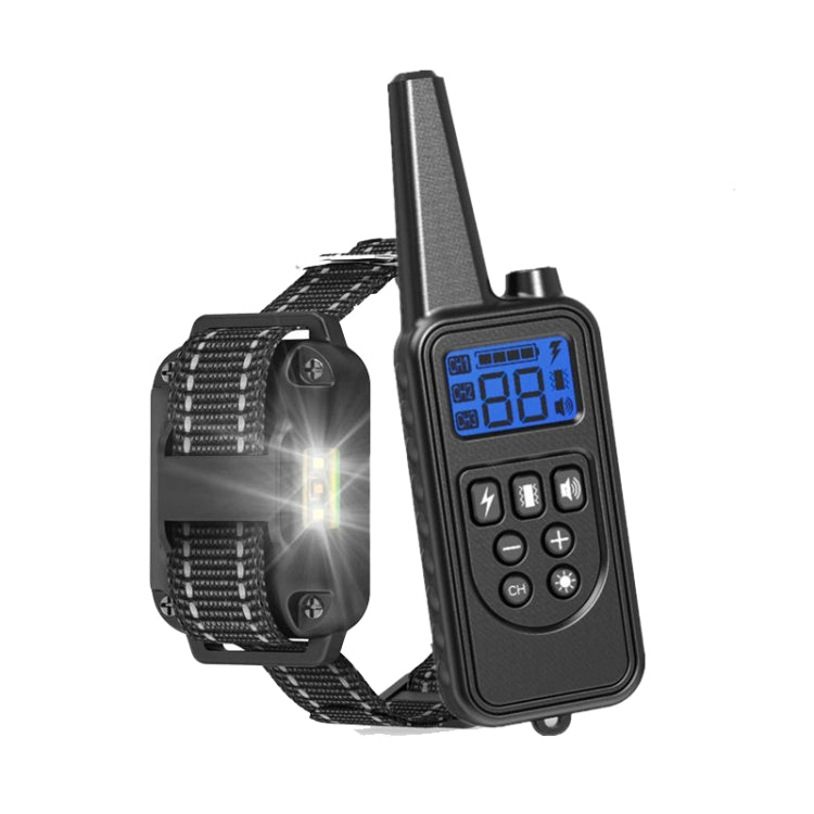 Bark Stopper Pet Supplies Collar Remote Control Collar Dog Training Device, Style:880-1 Black - Training Aids by PMC TechLife | Online Shopping South Africa | PMC TechLife | Buy Now Pay Later Mobicred