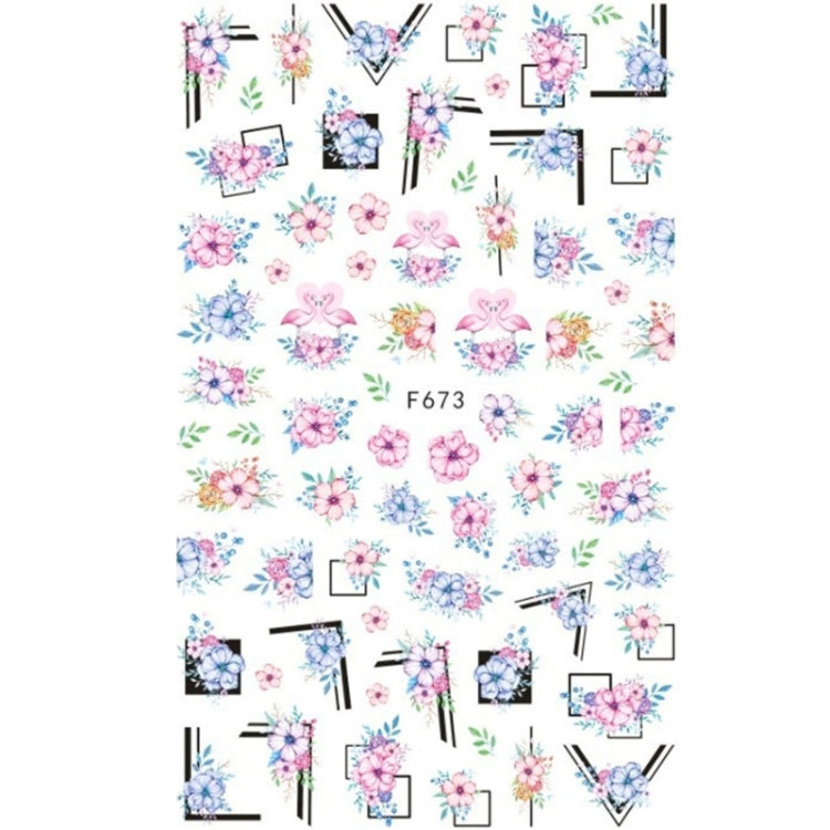10pcs 3D Adhesive Butterfly Retro Rose Color Nail Art Sticker(F-673) - free shipping - PMC TechLife - Order now!