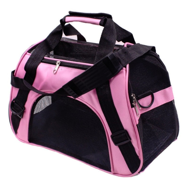 Portable Pet Backpack Dog Go Out Messenger Folding Bag Pet Supplies, Specification: Small(Pink) - Pet Bags by PMC TechLife | Online Shopping South Africa | PMC TechLife