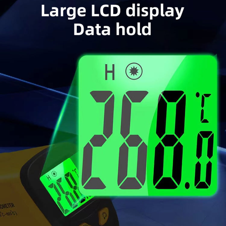 BSIDE H1 550 Degree Celsius Infrared Thermometer Handheld Non-Contact Thermometer - Thermostat & Thermometer by BSIDE | Online Shopping South Africa | PMC TechLife | Buy Now Pay Later Mobicred