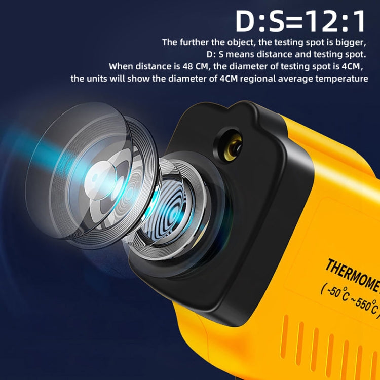 BSIDE H1 550 Degree Celsius Infrared Thermometer Handheld Non-Contact Thermometer - Thermostat & Thermometer by BSIDE | Online Shopping South Africa | PMC TechLife | Buy Now Pay Later Mobicred