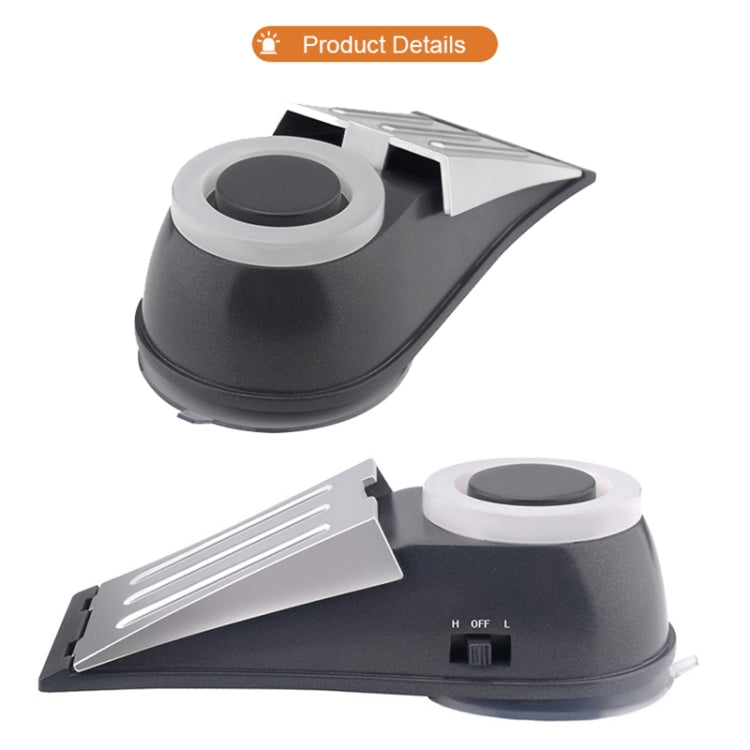 MSA-803 Window Vibration Alarm Door Stopper Flashing Light Burglar Alarm(White) - Door Window Alarm by PMC TechLife | Online Shopping South Africa | PMC TechLife