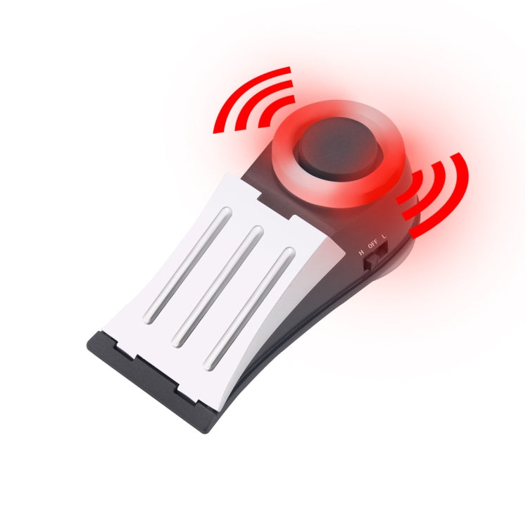 MSA-803 Window Vibration Alarm Door Stopper Flashing Light Burglar Alarm - Door Window Alarm by PMC TechLife | Online Shopping South Africa | PMC TechLife