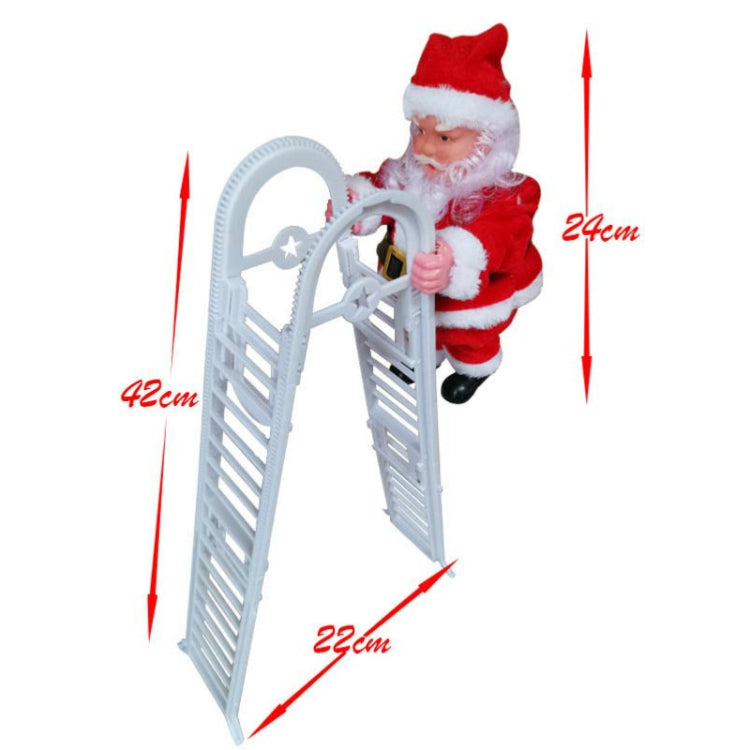 Electric Santa Claus Toy Christmas Children Gift Decoration, Specification: Double Ladder C - Ornaments by PMC TechLife | Online Shopping South Africa | PMC TechLife
