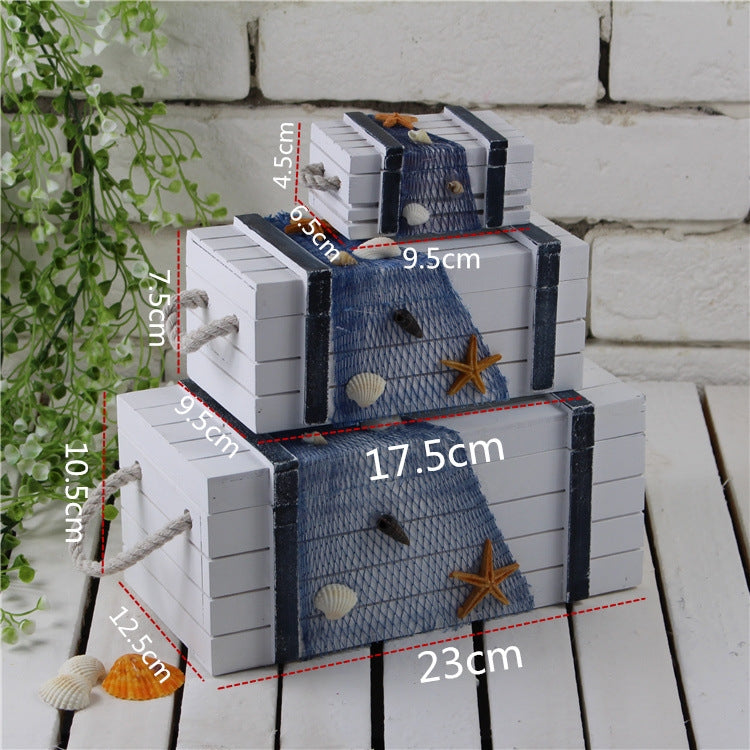 3 In 1 Wooden Storage Box Jewelry Boxes Wooden Box Decoration(Gray Set) - free shipping - PMC TechLife - Order now!