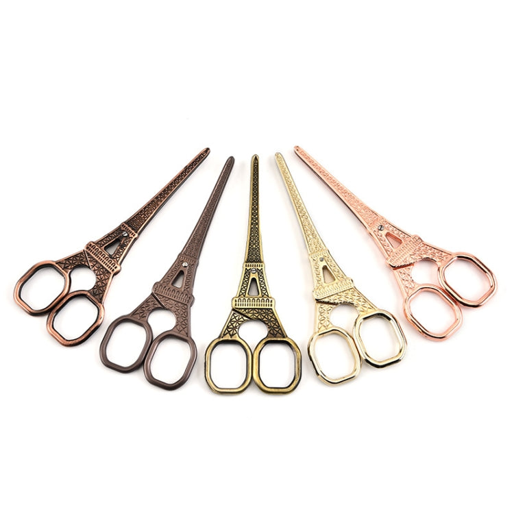Stainless Steel Eiffel Tower Scissors Handmade Thread Tea Bag Scissors(Rose Gold) - free shipping - PMC TechLife - Order now!