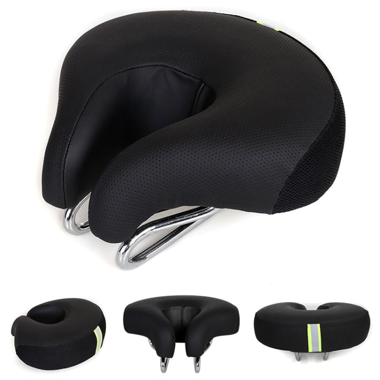 Noseless Bicycle Saddle Mountain Bike Thickened  Soft Cushion(Black) - Bicycle Saddle by PMC TechLife | Online Shopping South Africa | PMC TechLife