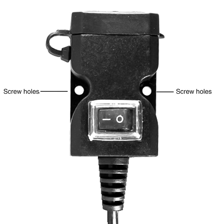 Dual USB Port 12V Waterproof Motorbike Motorcycle Handlebar Charger 5V 1A/2.1A Adapter Power Supply Socket for Phone Mobile - Electrical System by PMC TechLife | Online Shopping South Africa | PMC TechLife | Buy Now Pay Later Mobicred