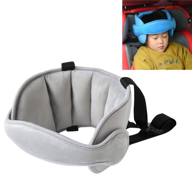 Child Car Seat Head Support Comfortable Safe Sleep Solution Pillows Neck Travel Stroller Soft Cushion(Grey) - Seat Belts & Padding by PMC TechLife | Online Shopping South Africa | PMC TechLife