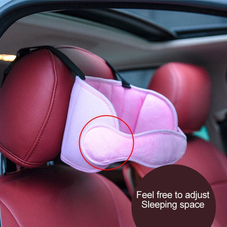 Child Car Seat Head Support Comfortable Safe Sleep Solution Pillows Neck Travel Stroller Soft Cushion (Dark Blue) - Seat Belts & Padding by PMC TechLife | Online Shopping South Africa | PMC TechLife