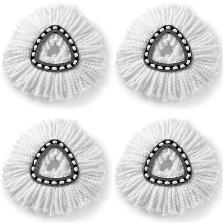 4 PCS Rotating Triangle Cotton Yarn Mop Head Mop Replacement Cloth For O-Cedar/Vileda - Other Accessories by PMC TechLife | Online Shopping South Africa | PMC TechLife