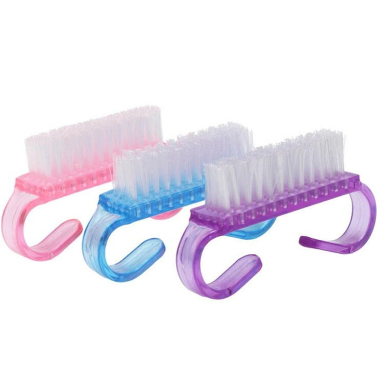 10 PCS Cleaning Brush Tools Nail Art Care Manicure Pedicure Remove Dust Small Angle Clean Brushes(Purple) - Nail Art Equipment by PMC TechLife | Online Shopping South Africa | PMC TechLife
