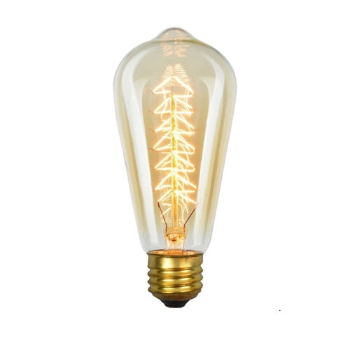 E27 40W Retro Edison Light Bulb Filament Vintage Ampoule Incandescent Bulb, AC 220V(ST64 Christmas tree) - Retro Lights by PMC TechLife | Online Shopping South Africa | PMC TechLife