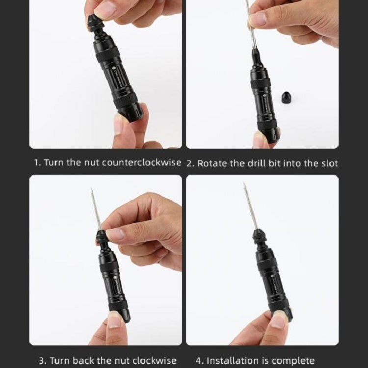 CYCLINGBOX Mountain Bike Vacuum Aluminum Alloy Tire Repair Tool Bicycle Repair Integrated Storage Design Tool(Black) - Maintenance tools by CYCLINGBOX | Online Shopping South Africa | PMC TechLife | Buy Now Pay Later Mobicred