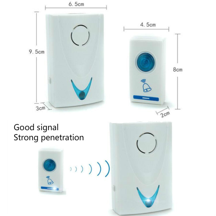 AST-15 Home Wireless Doorbell 1 In 1 Long-Distance Remote Control Electronic Doorbell Old Pager - Wireless Doorbell by PMC TechLife | Online Shopping South Africa | PMC TechLife