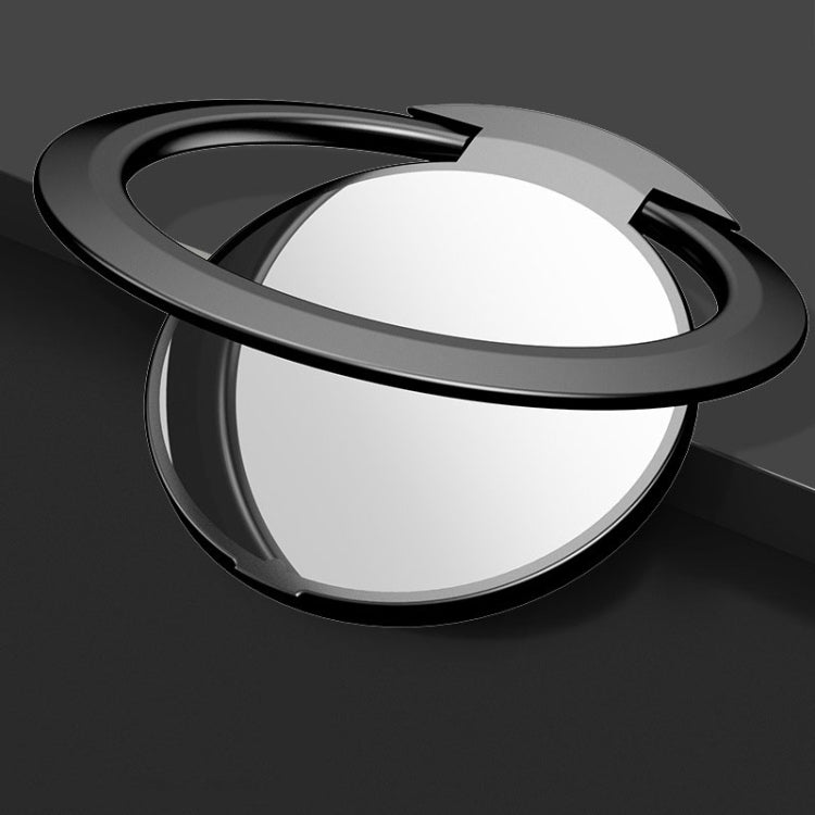 10 PCS Mobile Phone Ring Holder Creative Metal Ring Buckle Holder(Black) - Ring Holder by PMC TechLife | Online Shopping South Africa | PMC TechLife