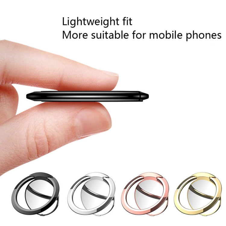 10 PCS Mobile Phone Ring Holder Creative Metal Ring Buckle Holder(Silver) - Ring Holder by PMC TechLife | Online Shopping South Africa | PMC TechLife