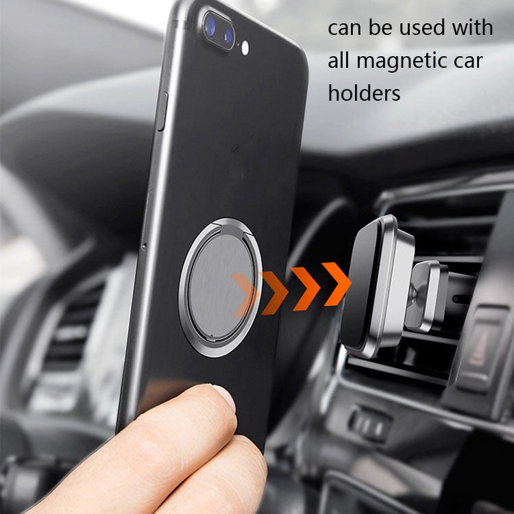 10 PCS Mobile Phone Ring Holder Creative Metal Ring Buckle Holder(Silver) - Ring Holder by PMC TechLife | Online Shopping South Africa | PMC TechLife