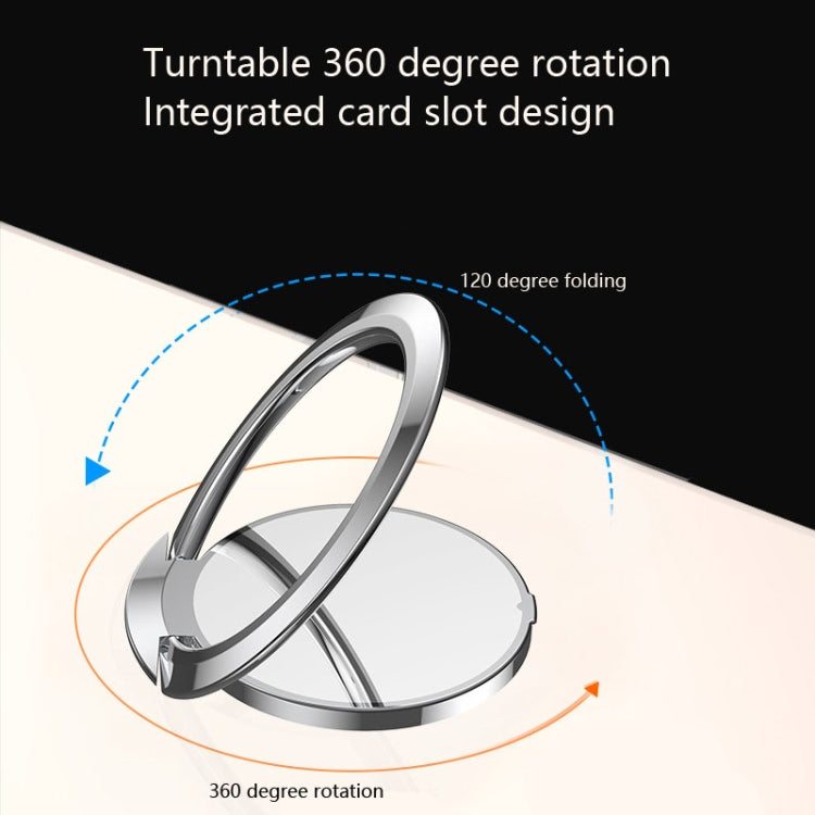 10 PCS Mobile Phone Ring Holder Creative Metal Ring Buckle Holder(Black) - Ring Holder by PMC TechLife | Online Shopping South Africa | PMC TechLife