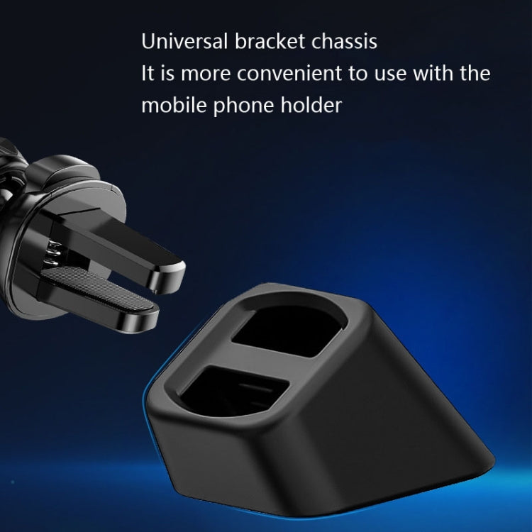 5 PCS Car Phone Holder Base Universal Car Air Outlet Clip Bracket Base, Colour: Rose Gold Reflective - Car Holders by PMC TechLife | Online Shopping South Africa | PMC TechLife