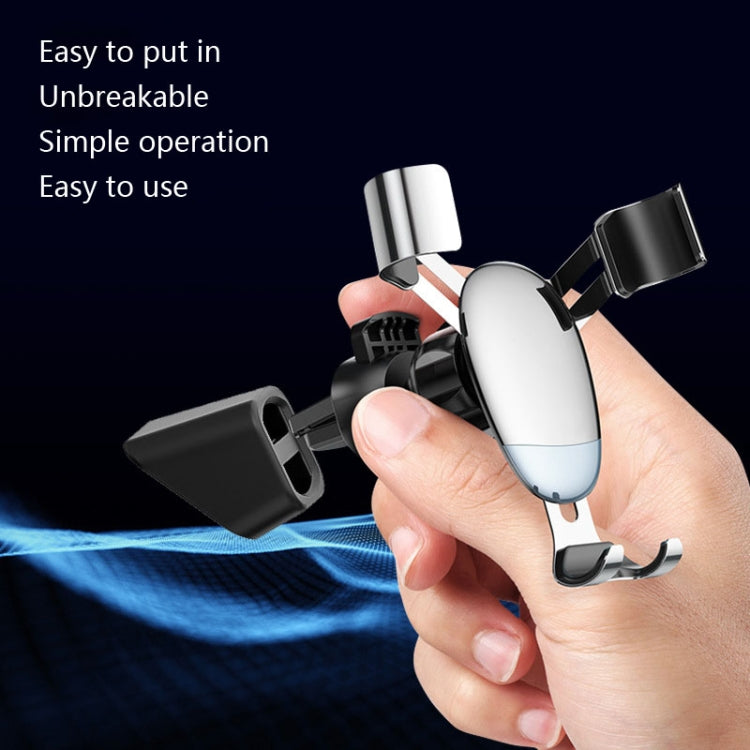 5 PCS Car Phone Holder Base Universal Car Air Outlet Clip Bracket Base, Colour: Rose Gold Reflective - Car Holders by PMC TechLife | Online Shopping South Africa | PMC TechLife