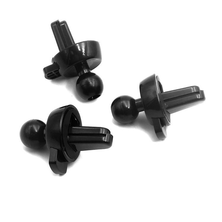 10 PCS Car Air Outlet Clip Accessories Round Olecranon Non-Slip Air Outlet Clip(Black) - Car Holders by PMC TechLife | Online Shopping South Africa | PMC TechLife