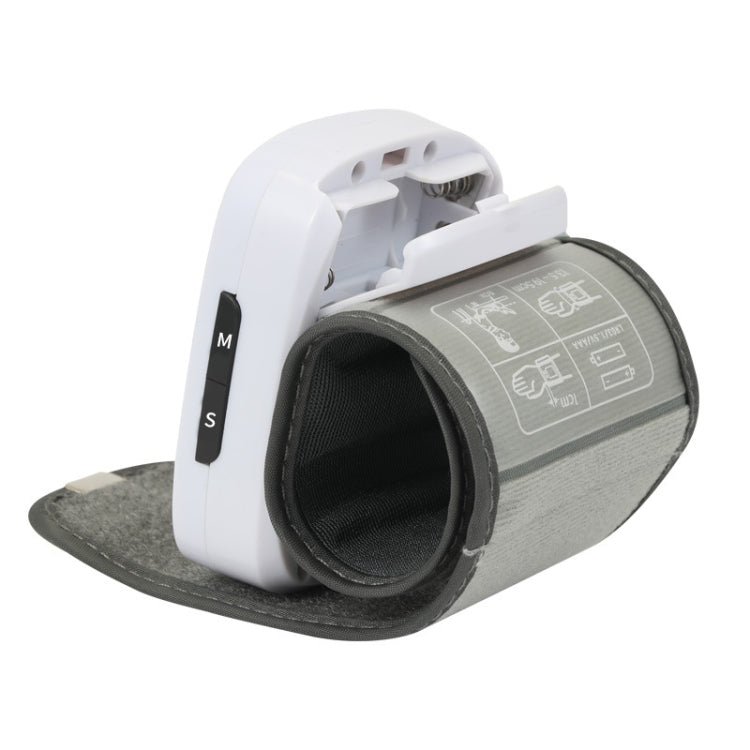 Wrist Type Electronic Blood Pressure Monitor Home Automatic Wrist Type Blood Pressure Measurement, Style: Live Voice Broadcast(White English) - free shipping - PMC TechLife - Order now!