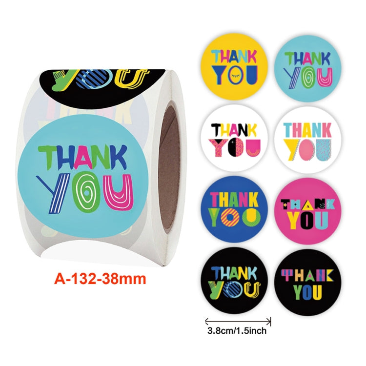3 PCS Thank You Sticker 8 Kinds Of Pictures Wedding Party Decoration Supplies Label 38 mm/1.5 inch(A-132-38mm) - Sticker & Tags by PMC TechLife | Online Shopping South Africa | PMC TechLife | Buy Now Pay Later Mobicred