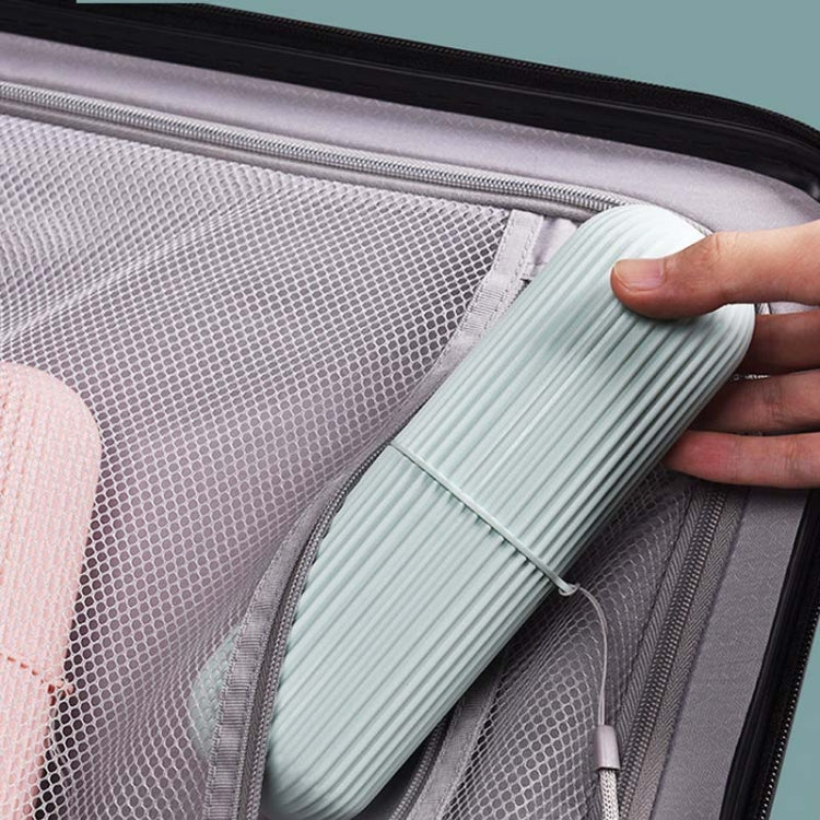 1pc Simple Travel Washing Cup Portable Toothbrush Storage Box Multifunctional Brushing Cup(Gray) - Storage Boxes by PMC TechLife | Online Shopping South Africa | PMC TechLife | Buy Now Pay Later Mobicred