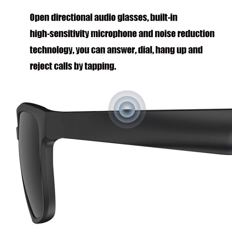 A12 Smart Bluetooth Audio Sunglasses Bluetooth Glasses(Red Gold) - Bluetooth Earphone by PMC TechLife | Online Shopping South Africa | PMC TechLife