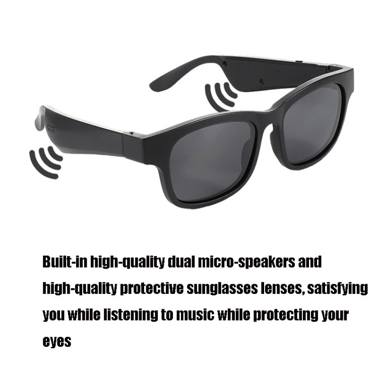 A12 Smart Bluetooth Audio Sunglasses Bluetooth Glasses(Blue) - Bluetooth Earphone by PMC TechLife | Online Shopping South Africa | PMC TechLife