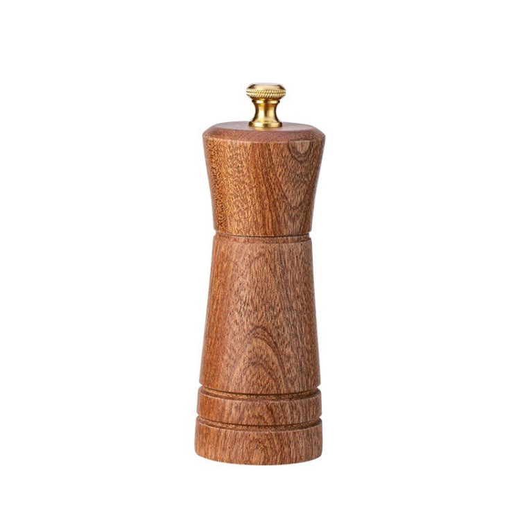 Wood Pepper Grinder Kitchen Household Manual Solid Pepper Powder Black Pepper Mill Grinder Bottle Seasoning Jar, Specification: 5 inch - Stirrer & Squeezer by PMC TechLife | Online Shopping South Africa | PMC TechLife