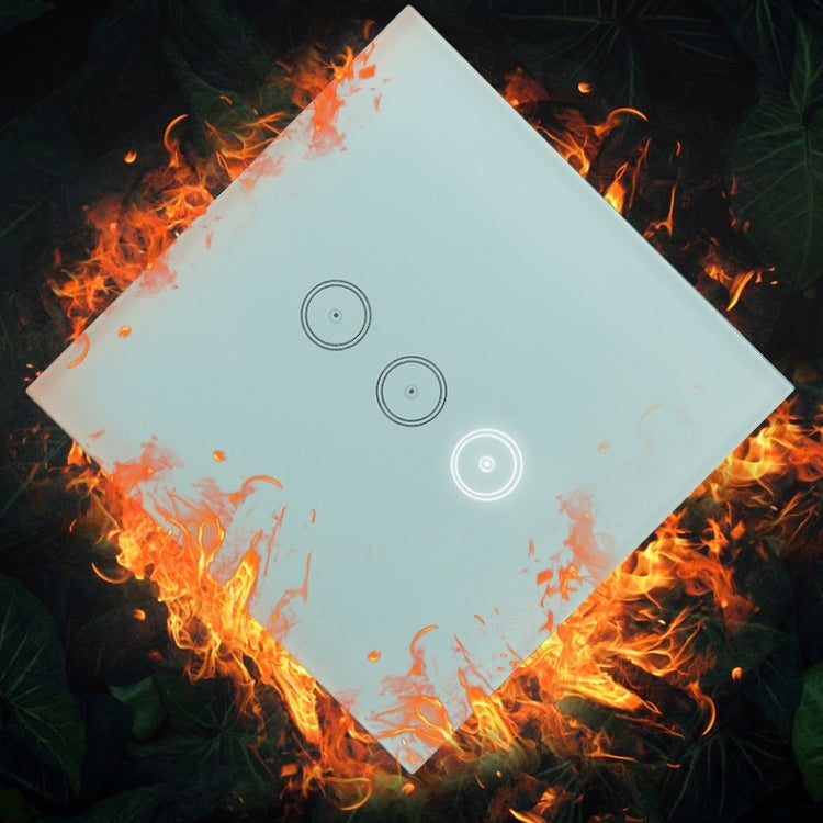 Wifi Wall Touch Panel Switch Voice Control Mobile Phone Remote Control, Model: Black 2 Gang (Zero Firewire Wifi ) - Smart Switch by PMC TechLife | Online Shopping South Africa | PMC TechLife