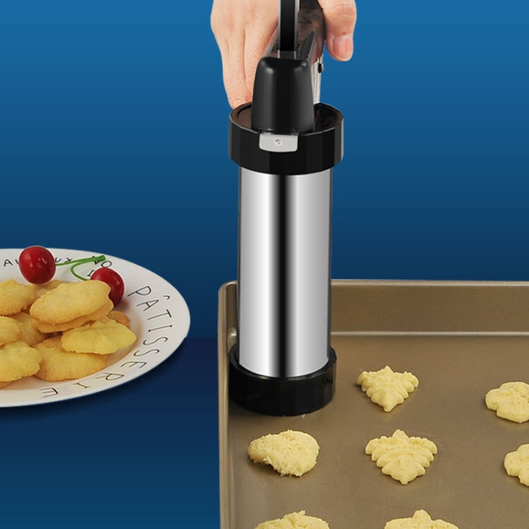 Multi-Function Stainless Steel Piping Gun Set Cookie Biscuits Hand Pressing Biscuit Machine Household DIY Baking Tools - free shipping - PMC TechLife - Order now!