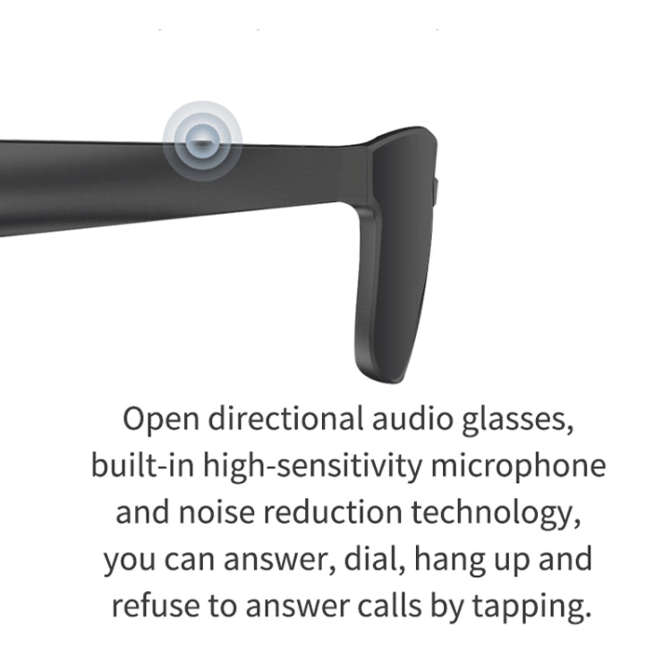 A13 Smart Audio Sunglasses Bluetooth Earphone(Dark Gray) - Bluetooth Earphone by PMC TechLife | Online Shopping South Africa | PMC TechLife