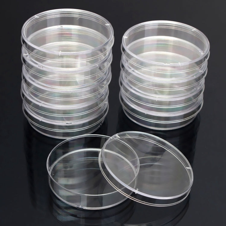10 PCS Polystyrene Sterile Petri Dishes Bacteria Dish Laboratory Biological Scientific Lab Supplies, Size:90mm - free shipping - PMC TechLife - Order now!