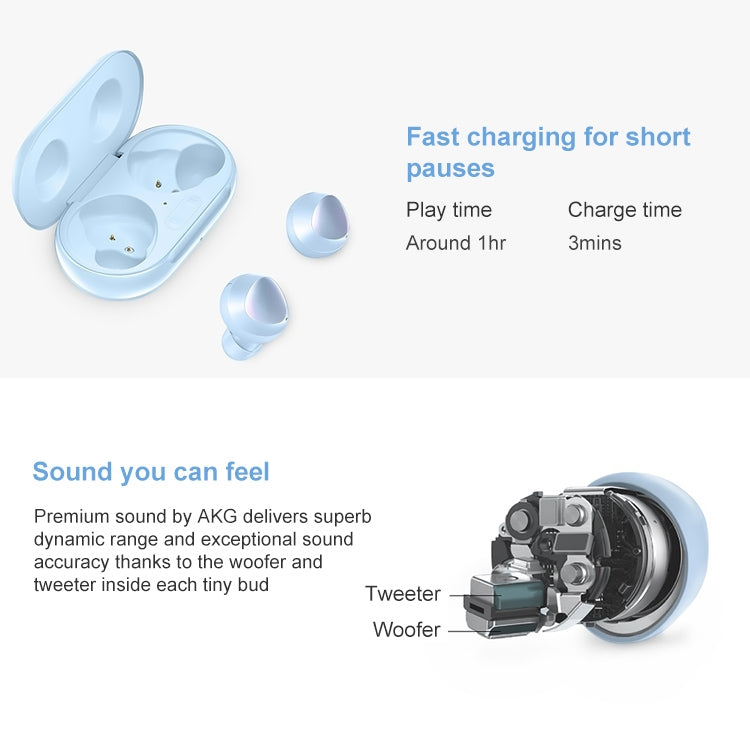R175 In-Ear Portable Wireless Bluetooth Earphone(Blue) - Bluetooth Earphone by PMC TechLife | Online Shopping South Africa | PMC TechLife