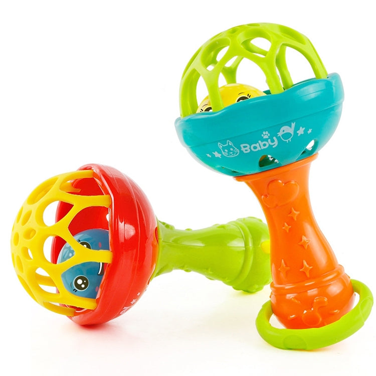 Baby Rattles Toy Intelligence Grasping Gums Plastic Hand Bell Rattle Funny Educational Toy���Color Random Delivery - Baby Toys by PMC TechLife | Online Shopping South Africa | PMC TechLife