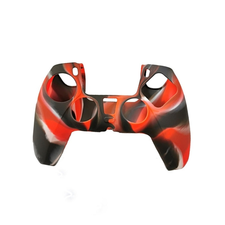 2 PCS Silicone Handle Protector Non-Slip Game Handle Cover For PS5(Black Red) - Cases by PMC TechLife | Online Shopping South Africa | PMC TechLife