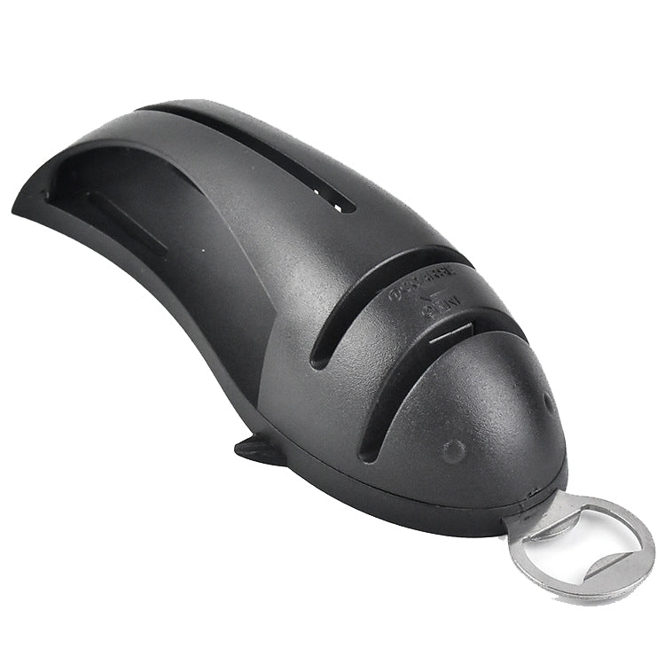 Multi-Function Fish Shape Knife Sharpener Tool Holder Diamond Tungsten Steel Knife Sharpener(Black) - Knife Sharpener by PMC TechLife | Online Shopping South Africa | PMC TechLife