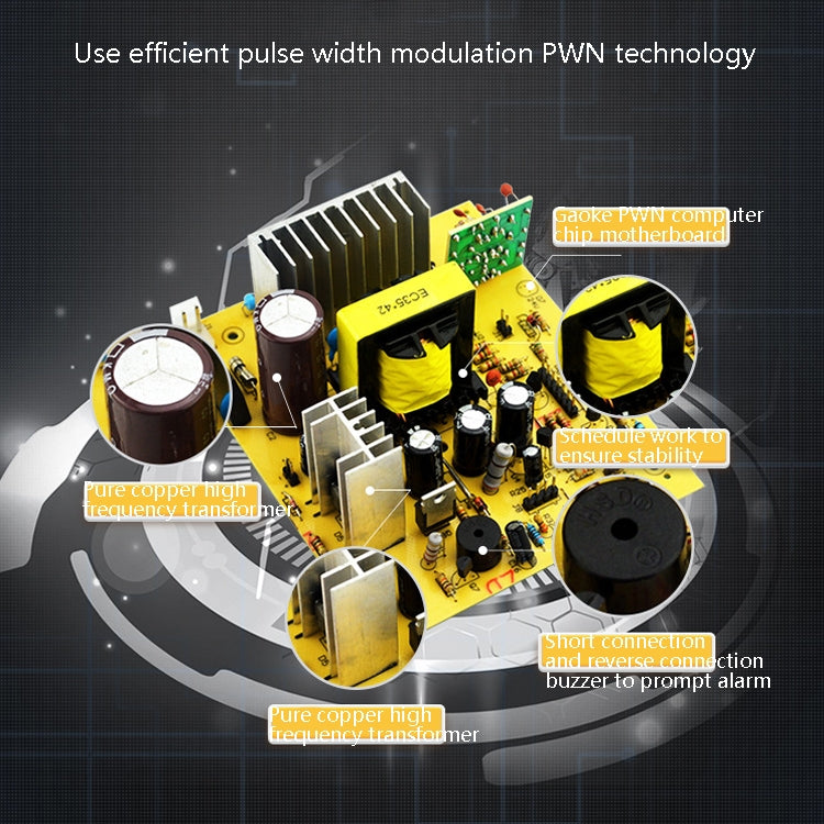 KD-908D Lead-Acid Battery Intelligent Repair Charger Car Battery Charger US Plug - Battery Charger by PMC TechLife | Online Shopping South Africa | PMC TechLife