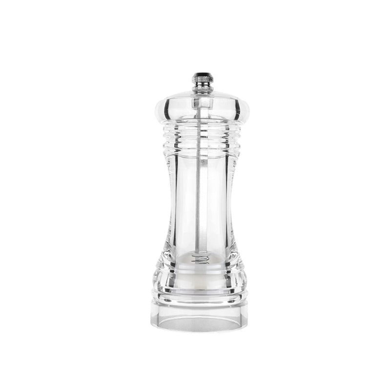Acrylic Transparent Pepper Grinder Manual Pepper Grinder Ceramic Core Multi-Purpose Seasoning Bottle, Specification: 4 Inch - Stirrer & Squeezer by PMC TechLife | Online Shopping South Africa | PMC TechLife