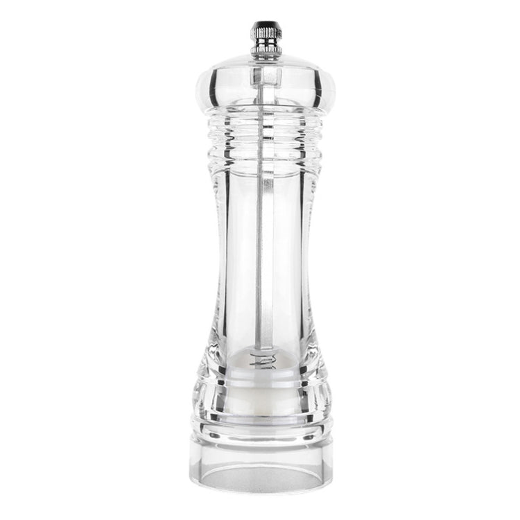 Acrylic Transparent Pepper Grinder Manual Pepper Grinder Ceramic Core Multi-Purpose Seasoning Bottle, Specification: 6 Inch - Stirrer & Squeezer by PMC TechLife | Online Shopping South Africa | PMC TechLife