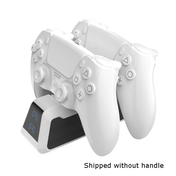 Controller Charger Game Controller Dual Charger For PS5(White) - Charger & Power by PMC TechLife | Online Shopping South Africa | PMC TechLife | Buy Now Pay Later Mobicred
