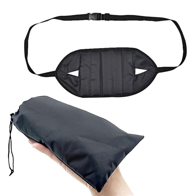 Portable Mini Foot Rest Hammock for Office Home Chair(Black) - Hammocks by PMC TechLife | Online Shopping South Africa | PMC TechLife | Buy Now Pay Later Mobicred