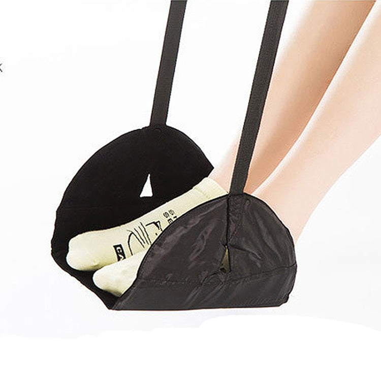 Portable Mini Foot Rest Hammock for Office Home Chair(Black) - Hammocks by PMC TechLife | Online Shopping South Africa | PMC TechLife | Buy Now Pay Later Mobicred