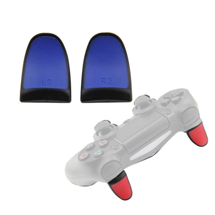 2 Pairs Gamepad Extended Buttons L2R2 Buttons Suitable For PS4(Blue) - Gamepads by PMC TechLife | Online Shopping South Africa | PMC TechLife