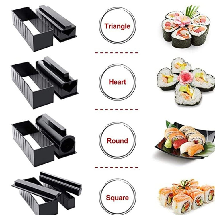 11 in 1 Sushi Mold With Sushi Knife Rice Ball Mold DIY Home Creative Sushi Roll Set - Food Molds by PMC TechLife | Online Shopping South Africa | PMC TechLife