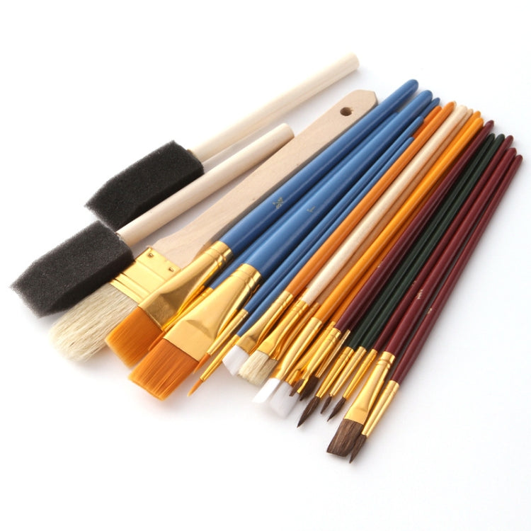 ZHU TING 25 PCS / Set Multifunctional Oil Paint Brush Gouache Watercolor Acrylic Paint Brush Student Painting Supplies - Art Supplies by ZHU TING | Online Shopping South Africa | PMC TechLife | Buy Now Pay Later Mobicred