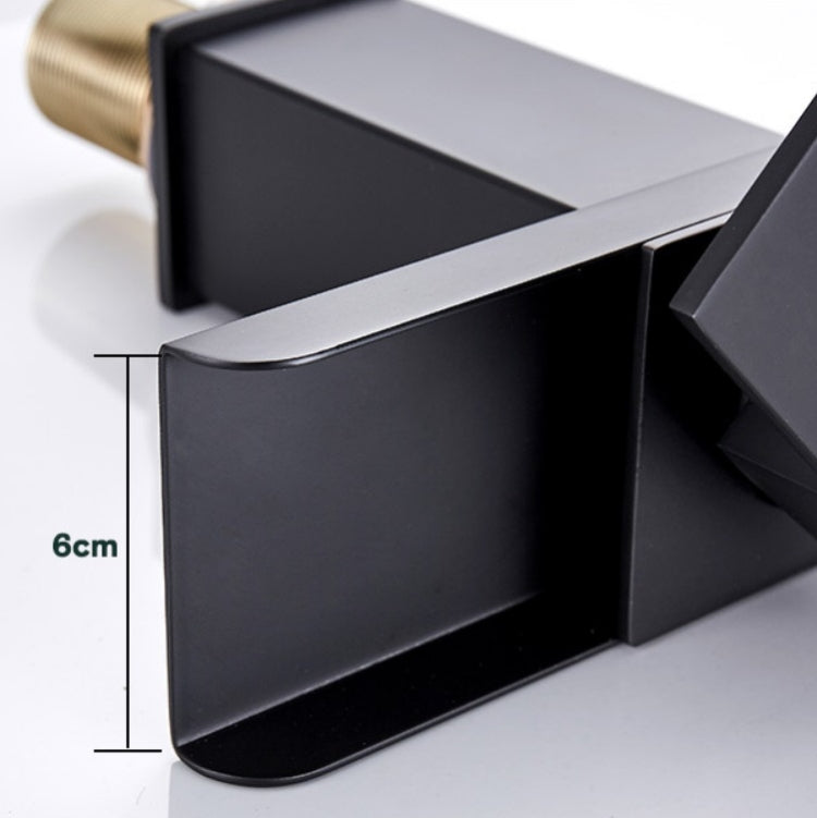Bathroom Wide Mouth Faucet Square Sink Single Hole Basin Faucet, Specification: HT-81567 Electroplating High Type - Faucets & Accessories by PMC TechLife | Online Shopping South Africa | PMC TechLife | Buy Now Pay Later Mobicred